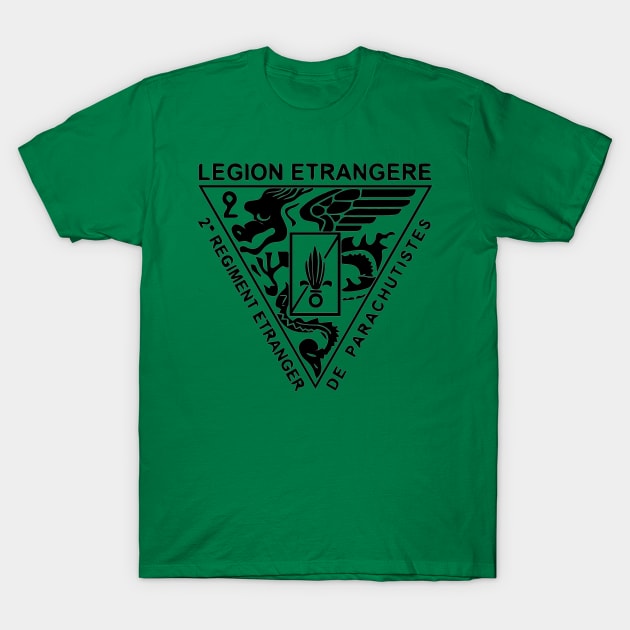 2e REP - French Foreign Legion T-Shirt by teeor